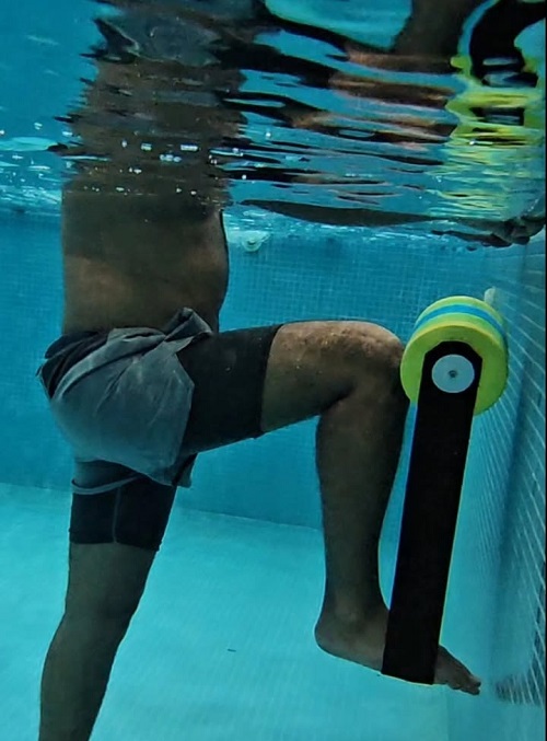 مقاومت پایی هیدروجیم مناسب برای آبدرمانی و ورزش در آب زانو، لگن و مچ پا