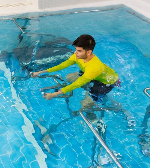 دوچرخه ثابت آبی هیدروجیم